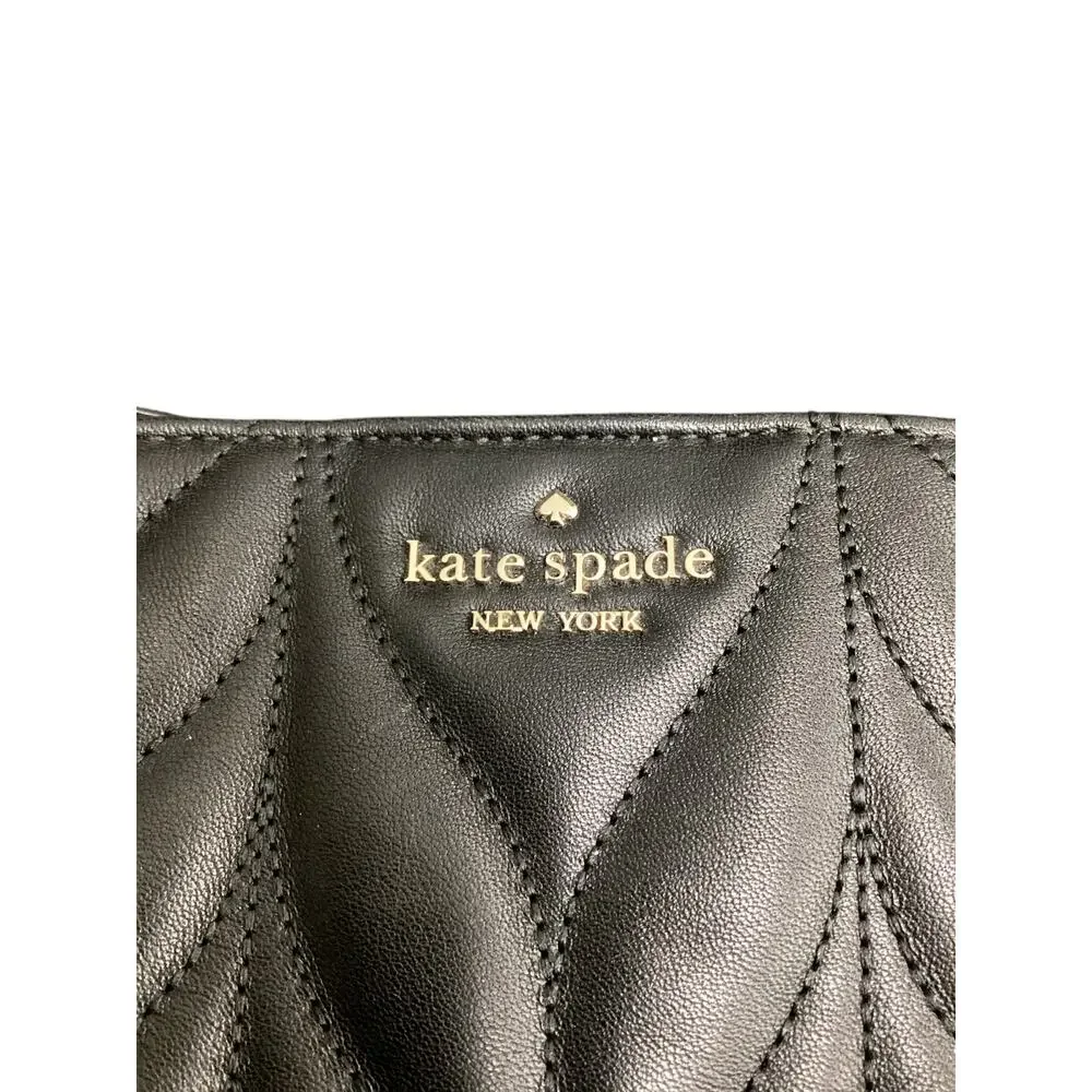 NWOT Kate Spade Purse “Meena Briar Lane”Quilted Leather Chain Handles Black